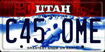 UT license plate C450ME