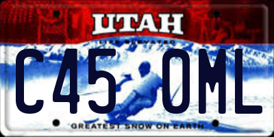 UT license plate C450ML