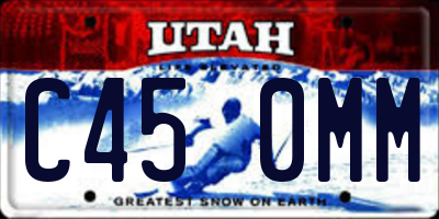 UT license plate C450MM