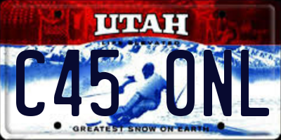 UT license plate C450NL