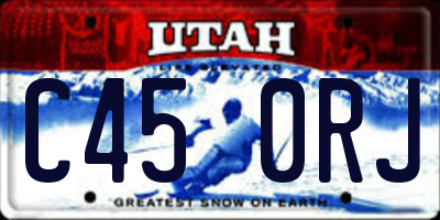 UT license plate C450RJ
