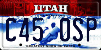 UT license plate C450SP