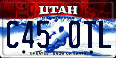 UT license plate C450TL