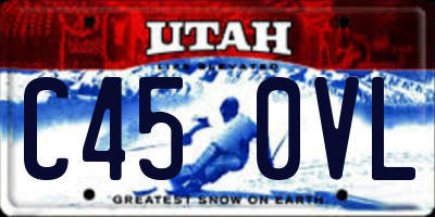 UT license plate C450VL