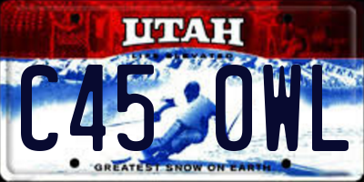 UT license plate C450WL