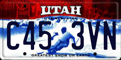 UT license plate C453VN