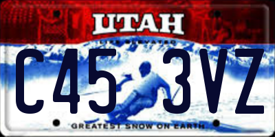 UT license plate C453VZ