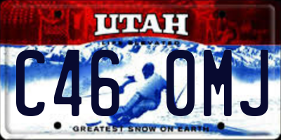 UT license plate C460MJ