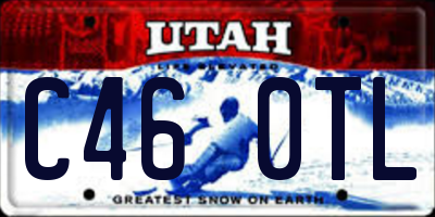 UT license plate C460TL
