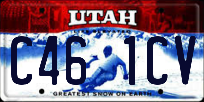UT license plate C461CV