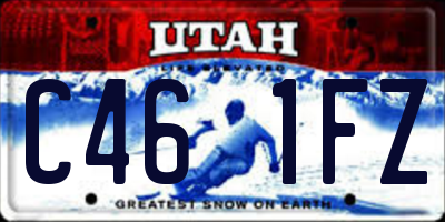 UT license plate C461FZ