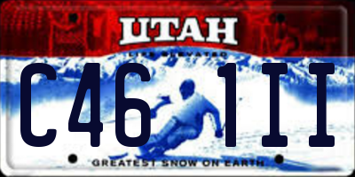 UT license plate C461II