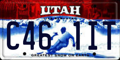 UT license plate C461IT