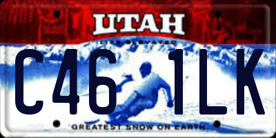 UT license plate C461LK