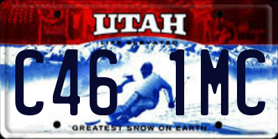 UT license plate C461MC