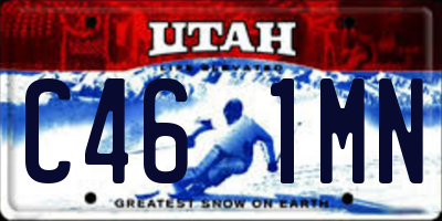 UT license plate C461MN
