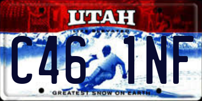 UT license plate C461NF