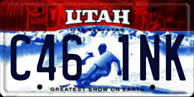 UT license plate C461NK