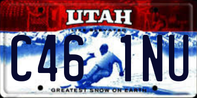 UT license plate C461NU