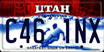 UT license plate C461NX