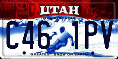 UT license plate C461PV