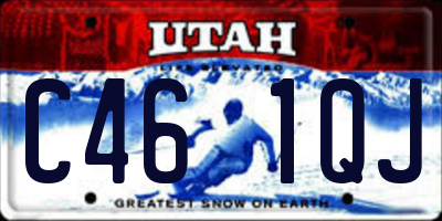 UT license plate C461QJ