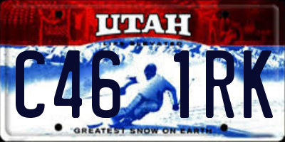 UT license plate C461RK