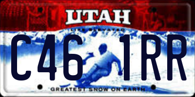 UT license plate C461RR