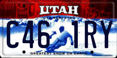 UT license plate C461RY
