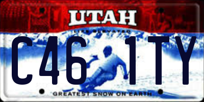 UT license plate C461TY