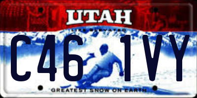 UT license plate C461VY