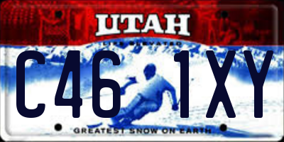 UT license plate C461XY