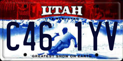UT license plate C461YV
