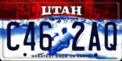 UT license plate C462AQ