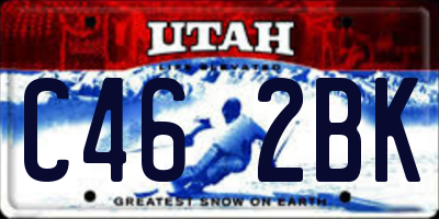 UT license plate C462BK
