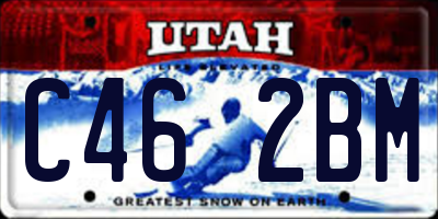 UT license plate C462BM
