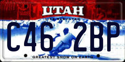 UT license plate C462BP