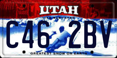 UT license plate C462BV