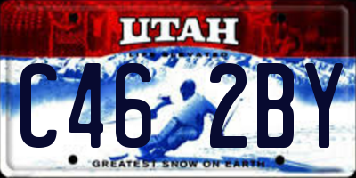 UT license plate C462BY
