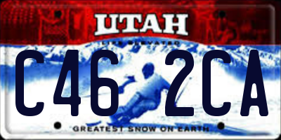 UT license plate C462CA