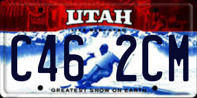 UT license plate C462CM