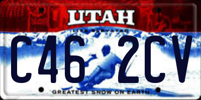 UT license plate C462CV