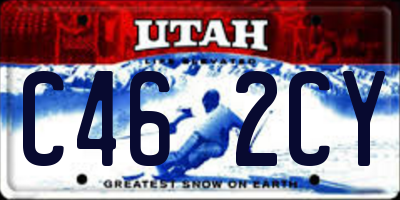 UT license plate C462CY