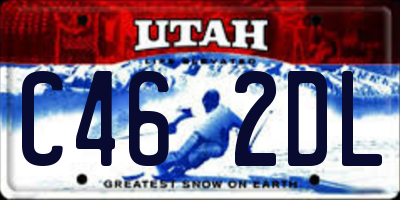 UT license plate C462DL