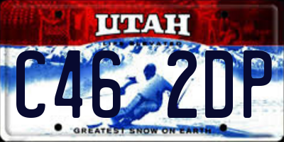 UT license plate C462DP