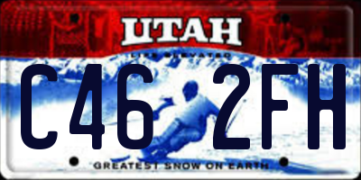 UT license plate C462FH