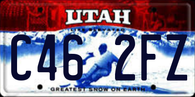 UT license plate C462FZ