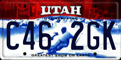 UT license plate C462GK