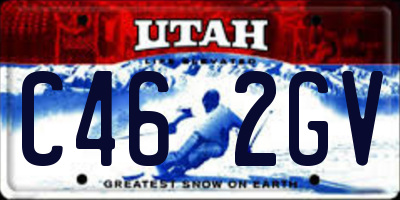 UT license plate C462GV