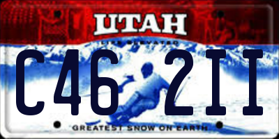 UT license plate C462II